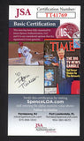 Enos Slaughter Cardinals Signed 8 X 10 JSA Auth 482425