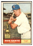 1961 Topps Baseball #035 Ron Santo Cubs EX 482910
