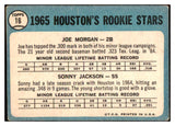 1965 Topps Baseball #016 Joe Morgan Astros VG 482925