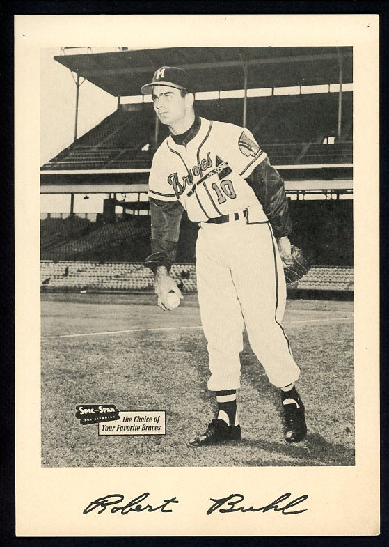 1953-57 Spic And Span Bob Buhl Braves GD-VG 483020