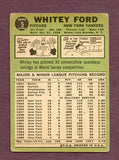 1967 Topps Baseball #005 Whitey Ford Yankees VG 483191