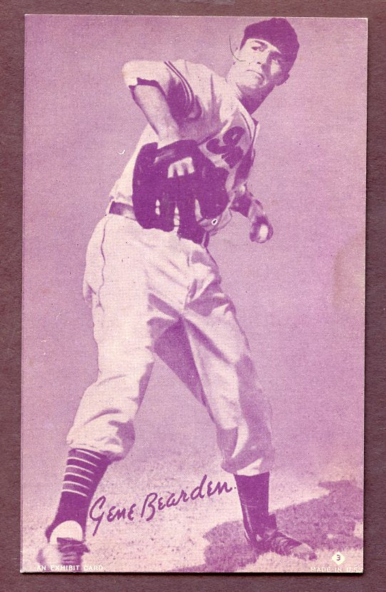 1953 Canadian Exhibits #003 Gene Bearden Indians VG-EX 483288