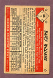 1953 Bowman Color Baseball #001 Davey Williams Giants VG 483960