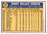 1970 Topps Baseball #693 Bob Johnson A's EX-MT 484531