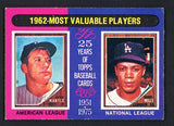 1975 O Pee Chee #200 Mickey Mantle Maury Wills EX-MT 485276