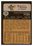 1973 Topps Baseball #193 Carlton Fisk Red Sox NR-MT 485688