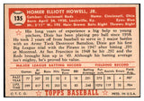 1952 Topps Baseball #135 Dixie Howell Reds EX-MT 486266