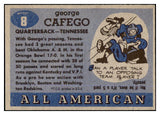 1955 Topps Football #008 George Cafego Tennessee NR-MT 486466