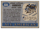 1955 Topps Football #044 Ed Garbisch Army NR-MT 486520