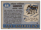 1955 Topps Football #044 Ed Garbisch Army EX 486521