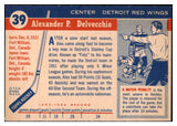 1954 Topps Hockey #039 Alex Delvecchio Red Wings EX 486637