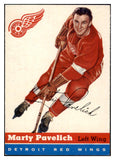 1954 Topps Hockey #034 Marty Pavelich Red Wings NR-MT 486639