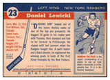 1954 Topps Hockey #023 Danny Lewicki Rangers NR-MT 486648