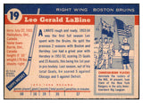 1954 Topps Hockey #019 Leo Labine Bruins EX-MT 486652
