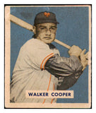 1949 Bowman Baseball #117 Walker Cooper Giants VG 486678