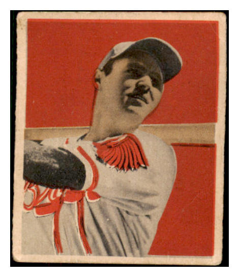 1949 Bowman Baseball #072 Tommy Holmes Braves Fair 486703