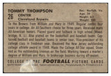 1952 Bowman Large Football #026 Tommy Thompson Browns VG-EX 486734