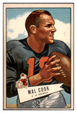 1952 Bowman Large Football #087 Mal Cook Cardinals EX 486789