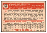1952 Topps Baseball #167 Bill Howerton Pirates EX 486912