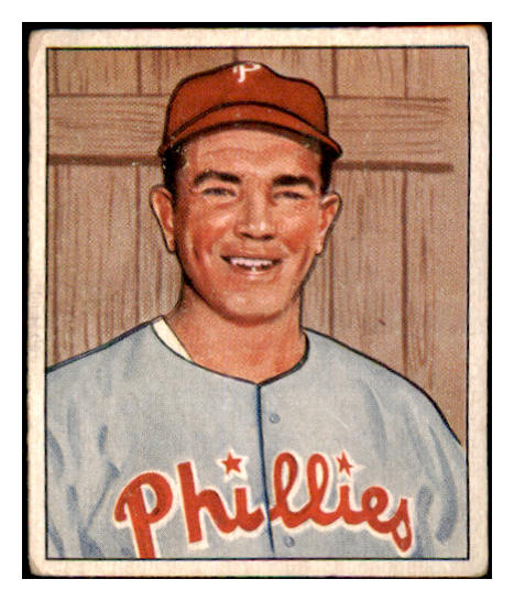 1950 Bowman Baseball #067 Willie Jones Phillies VG 487173