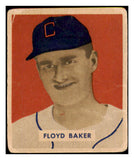 1949 Bowman Baseball #119 Floyd Baker White Sox FR-GD 487495