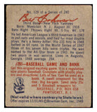 1949 Bowman Baseball #129 Bill Johnson Yankees VG-EX 487517