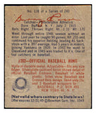1949 Bowman Baseball #138 Buddy Rosar A's VG-EX 487537