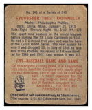 1949 Bowman Baseball #145 Blix Donnelly Phillies Good 487553