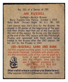 1949 Bowman Baseball #235 Jim Russell Braves VG-EX 487718