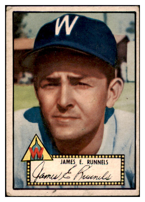 1952 Topps Baseball #002 Pete Runnels Senators VG Black 487891