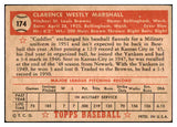 1952 Topps Baseball #174 Clarence Marshall Browns VG-EX 488266