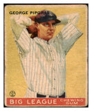 1933 Goudey #012 George Pipgras Yankees Good 488675