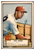 1952 Topps Baseball #074 Andy Hansen Phillies VG Red 489318