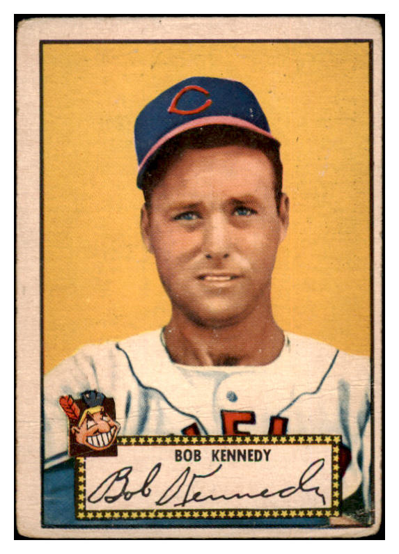 1952 Topps Baseball #077 Bob Kennedy Indians Good Red 489323