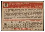 1952 Topps Baseball #097 Earl Torgeson Braves GD-VG 489343