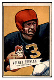 1952 Bowman Small Football #109 Volney Quinlan Rams EX+ 489820