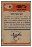 1955 Bowman Football #059 Charlie Ane Lions NR-MT 490055