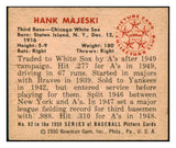 1950 Bowman Baseball #092 Hank Majeski White Sox EX-MT 490145