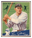 1934 Goudey #043 Dick Porter Indians EX 490491