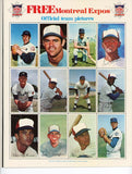 1971 Dell Stamp Album Montreal Expos Complete Fairly Staub 490754