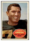1960 Topps Football #056 Forrest Gregg Packers VG-EX 490900