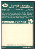 1960 Topps Football #056 Forrest Gregg Packers VG-EX 490900