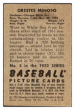 1952 Bowman Baseball #005 Minnie Minoso White Sox VG-EX 490994