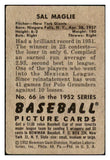 1952 Bowman Baseball #066 Sal Maglie Giants VG-EX 491051