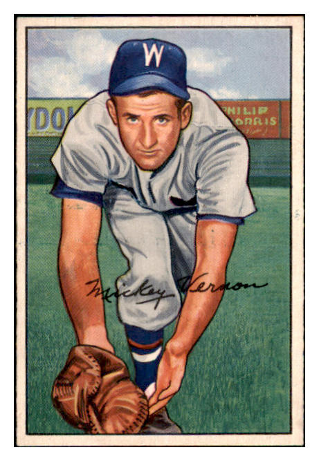 1952 Bowman Baseball #087 Mickey Vernon Senators NR-MT 491066