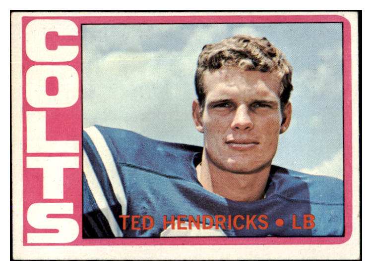 1972 Topps Football #093 Ted Hendricks Colts EX-MT 492261