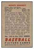 1951 Bowman Baseball #163 Monte Kennedy Giants EX-MT 492642