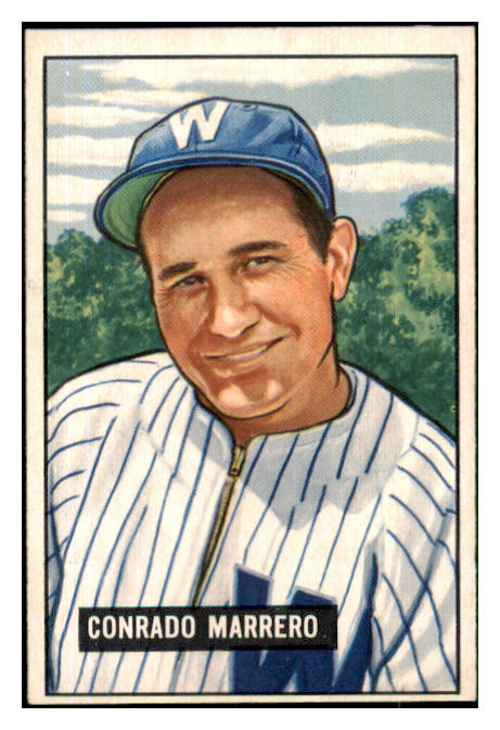 1951 Bowman Baseball #206 Connie Marrero Senators EX-MT 492676