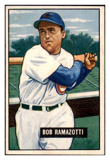 1951 Bowman Baseball #247 Bob Ramazzotti Cubs EX-MT 492709