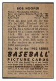1952 Bowman Baseball #010 Bob Hooper A's VG-EX 492740
